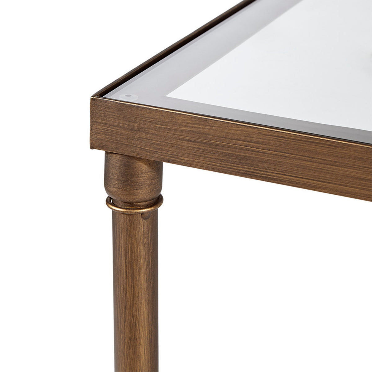Bronze Metal Rectangle Coffee Table | OROA