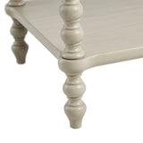 Modern European furniture - Antique Cream Solid Wood Nightstand - www.oroa.com