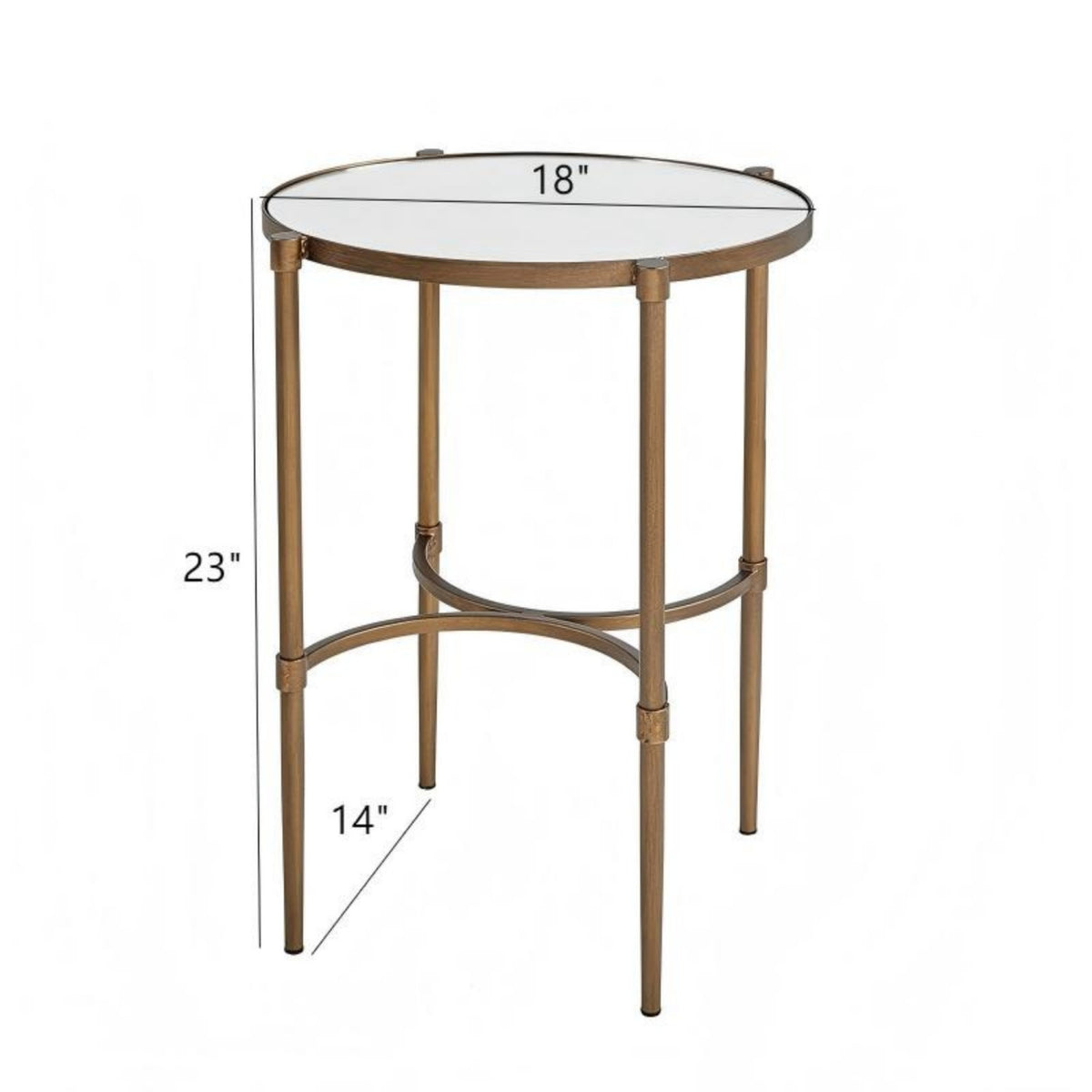 Oval Mirror Side Table | OROA