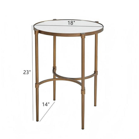 Modern European furniture - Oval Mirror Accent Table - www.oroa.com