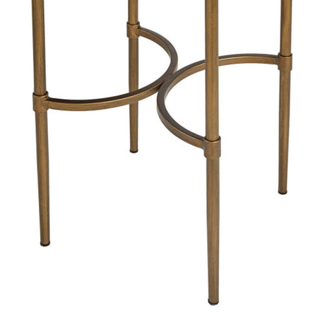 Modern European furniture - Oval Mirror Accent Table - www.oroa.com
