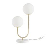 2-Light Globe Metal Table Lamp | OROA