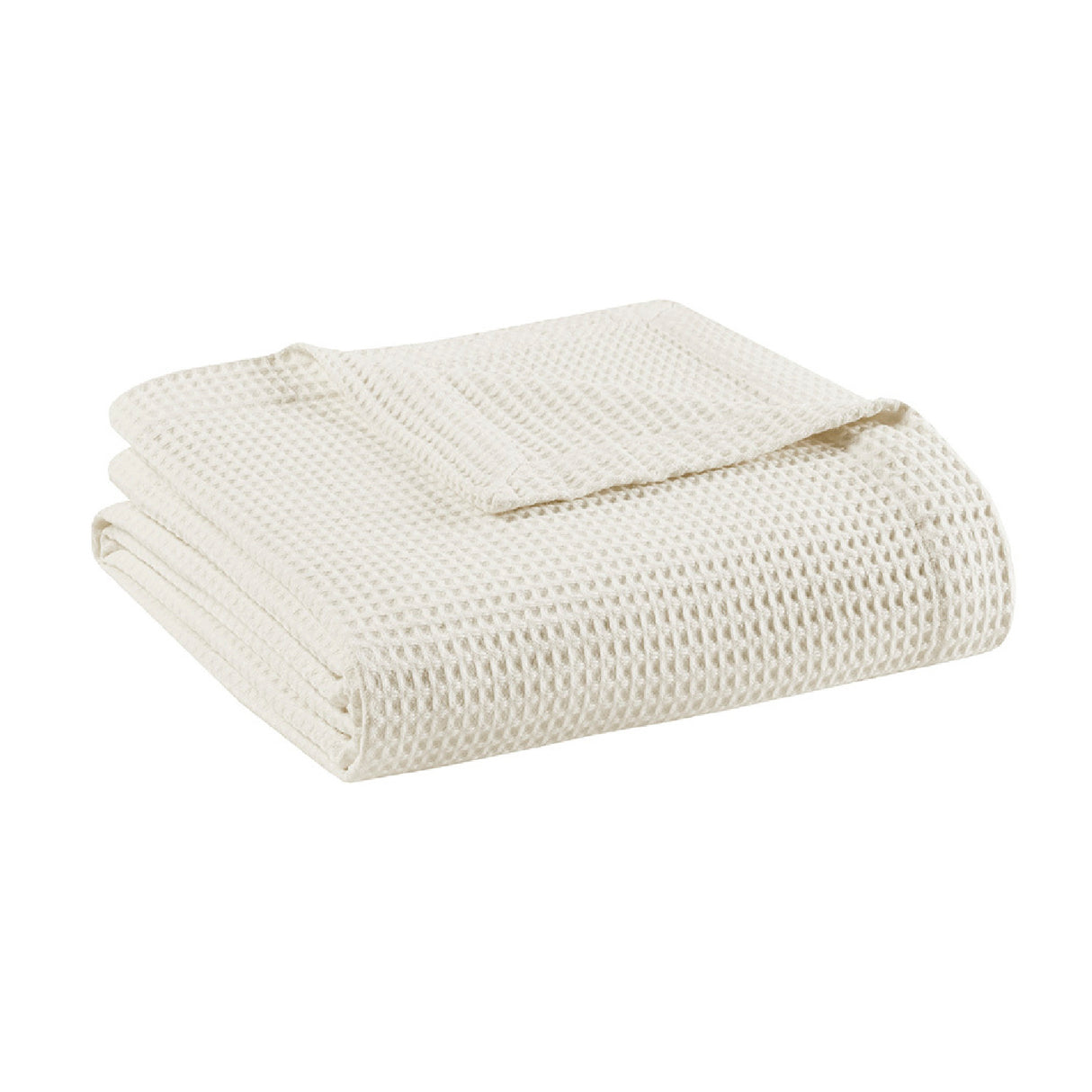 Ivory Cotton Blanket | OROA