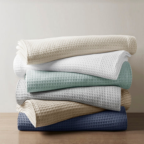 Ivory Cotton Blanket | OROA