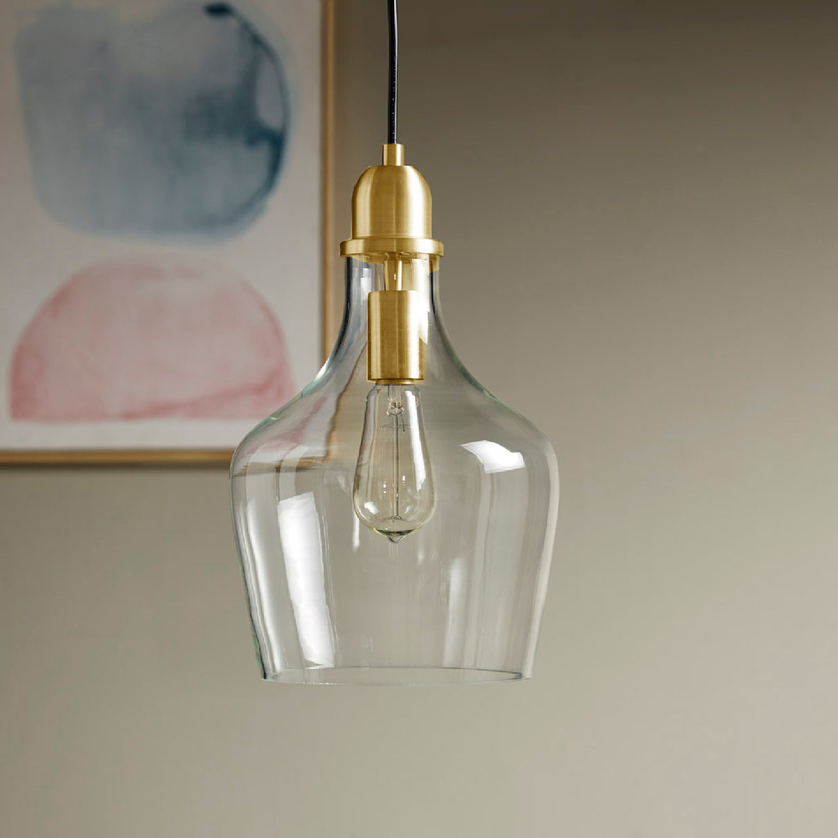 Bell Shaped Glass Pendant Light | OROA