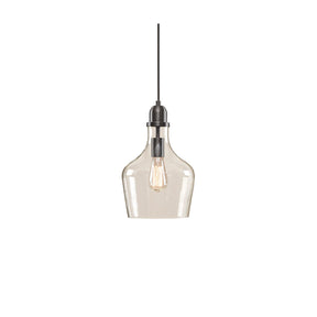 Modern European furniture - Bell Shaped Clear Glass Pendant - www.oroa.com