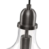 Bell Shaped Clear Glass Pendant | OROA