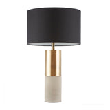 Black Concrete Table Lamp | OROA