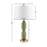 Modern European furniture - Green Glass Table Lamp Green - www.oroa.com