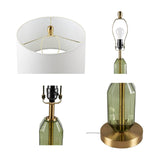 Modern European furniture - Green Glass Table Lamp Green - www.oroa.com