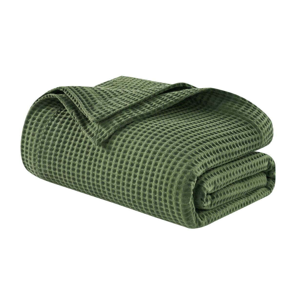 Green Cotton Blanket | OROA