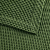 Green Cotton Blanket | OROA