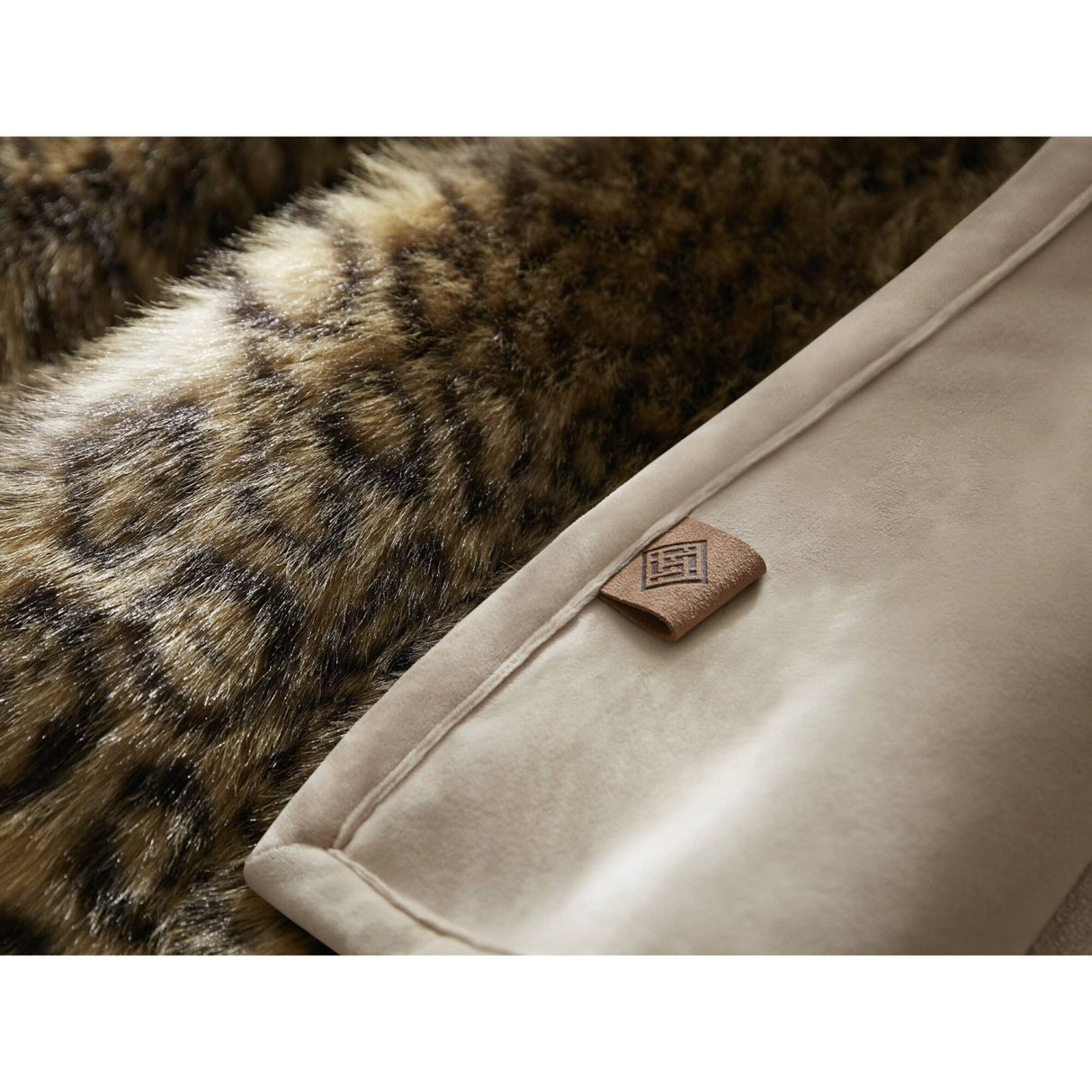 Modern European furniture - Oversized Leopard Faux Fur Throw Blanket - www.oroa.com