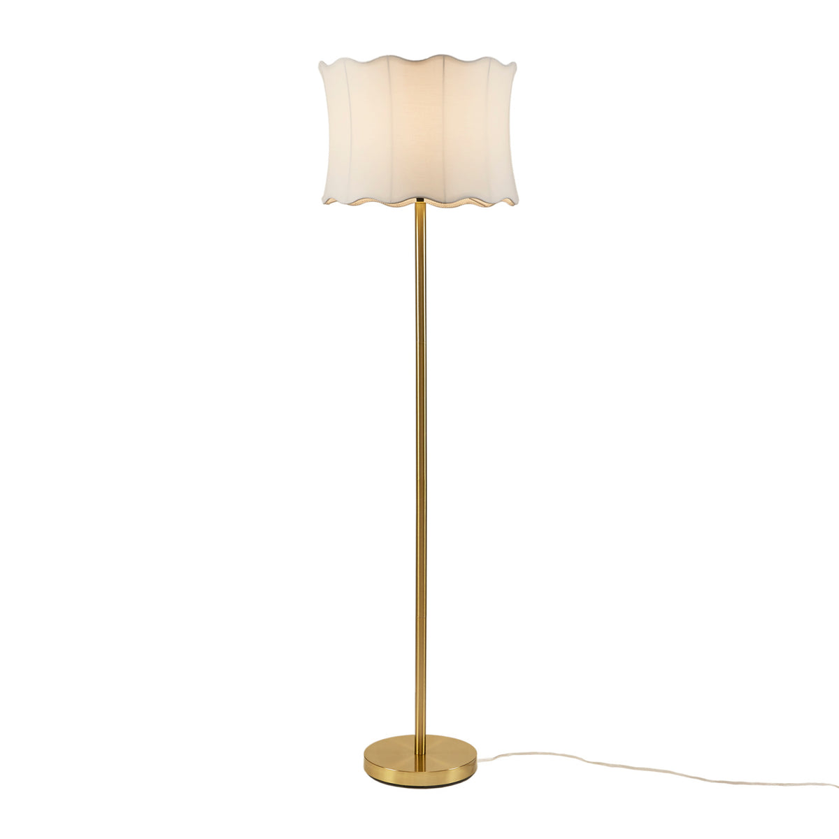 Fluted Fabric Floor Lamp | OROA