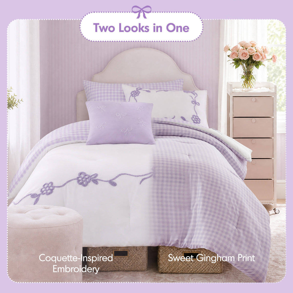 Soft Microfiber Twin Comforter Set | OROA Kids