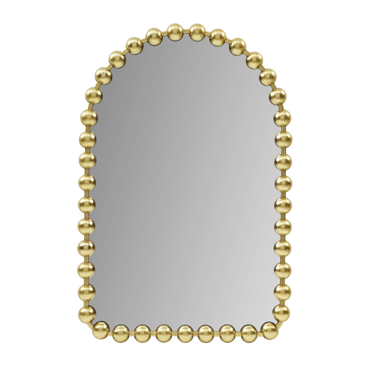 Gold Arch Beaded Wall Mirror | OROA