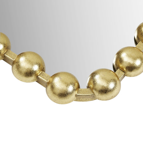 Gold Arch Beaded Wall Mirror | OROA