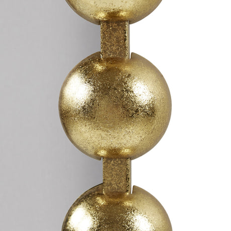 Gold Arch Beaded Wall Mirror | OROA