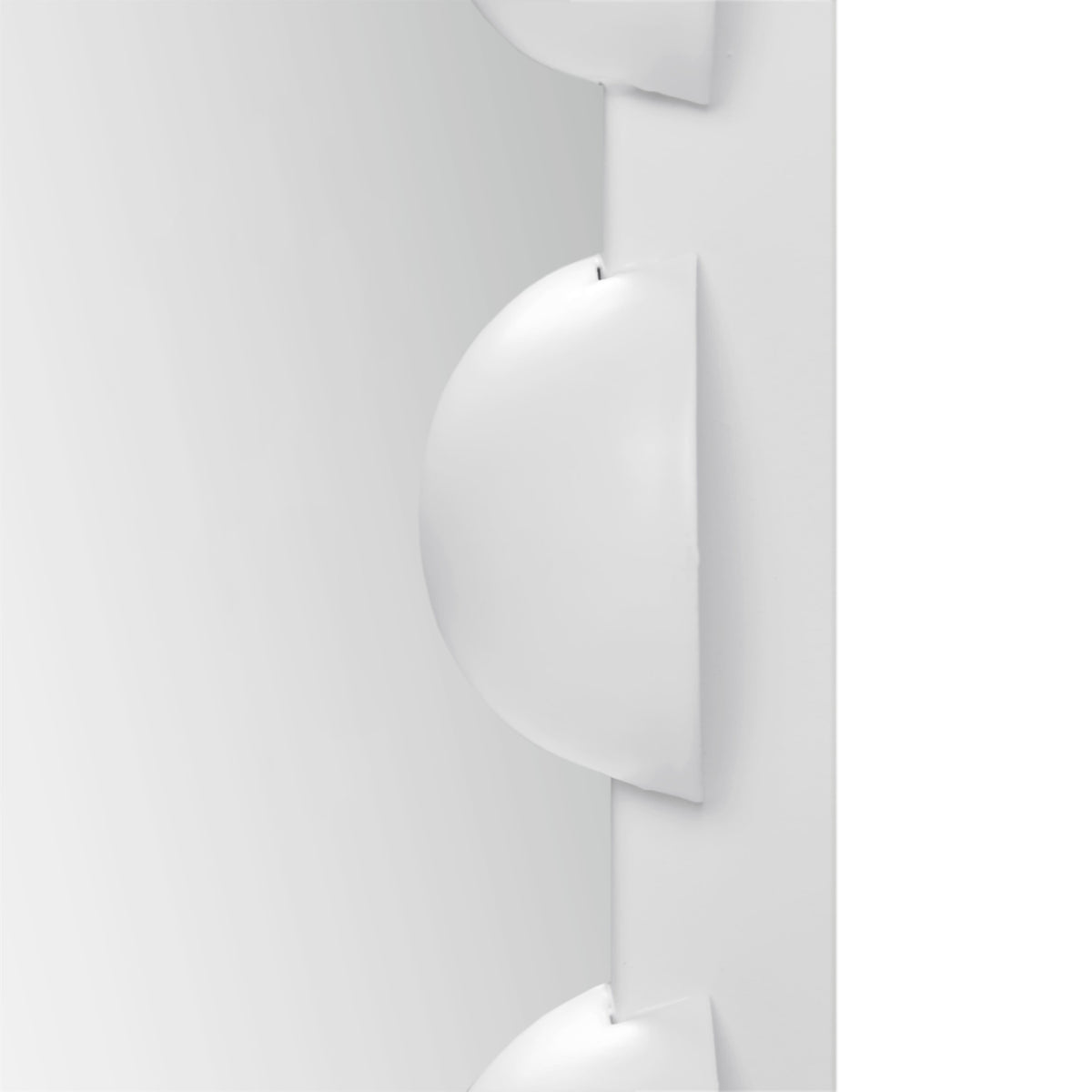 Modern European furniture - White Arch Beaded Wall Mirror - www.oroa.com