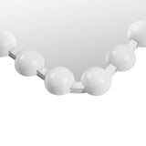Modern European furniture - White Arch Beaded Wall Mirror - www.oroa.com