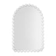 Modern European furniture - White Arch Beaded Wall Mirror - www.oroa.com