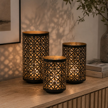 Moroccan Lantern Candle Holders (3) | OROA