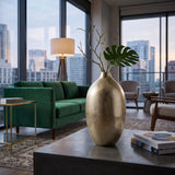 Gold Metal Modern Vase | OROA