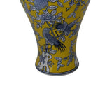 Yellow Bird and Floral Decorative Jar | OROA