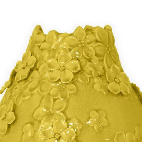 Modern European furniture - Remi Yellow Ceramic Flower Vase - www.oroa.com