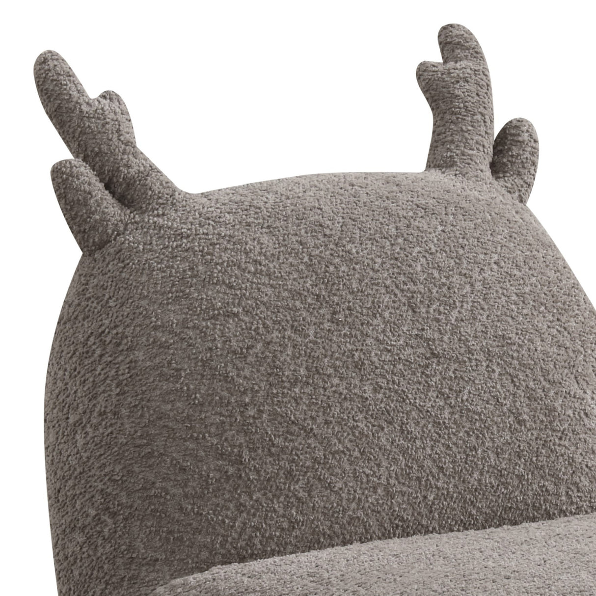 Weston Brown Chenille Deer-Shaped Kids Chair | OROA Kids