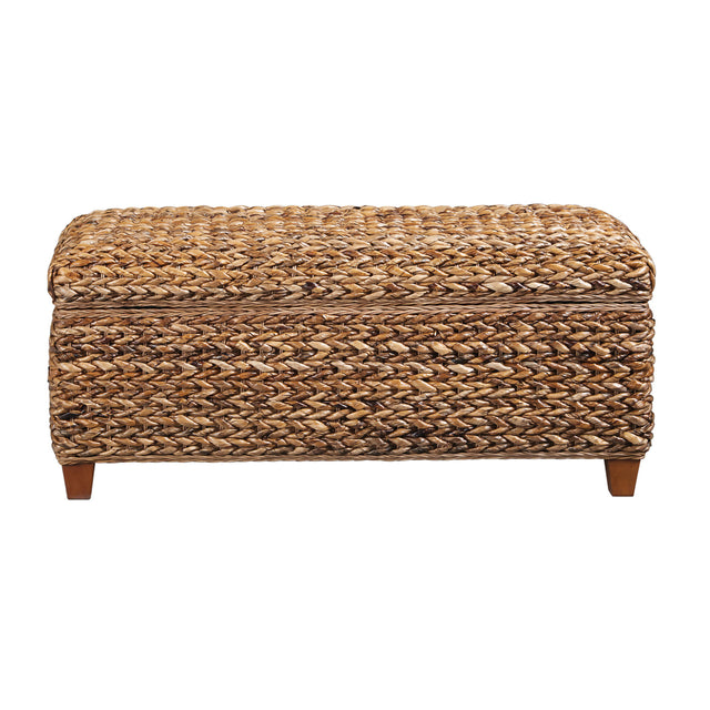 Modern European furniture - Amber Woven Banana Leaf Trunk - www.oroa.com