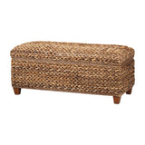 Modern European furniture - Amber Woven Banana Leaf Trunk - www.oroa.com