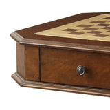 Cherry Game Table with 2 Drawer | OROA