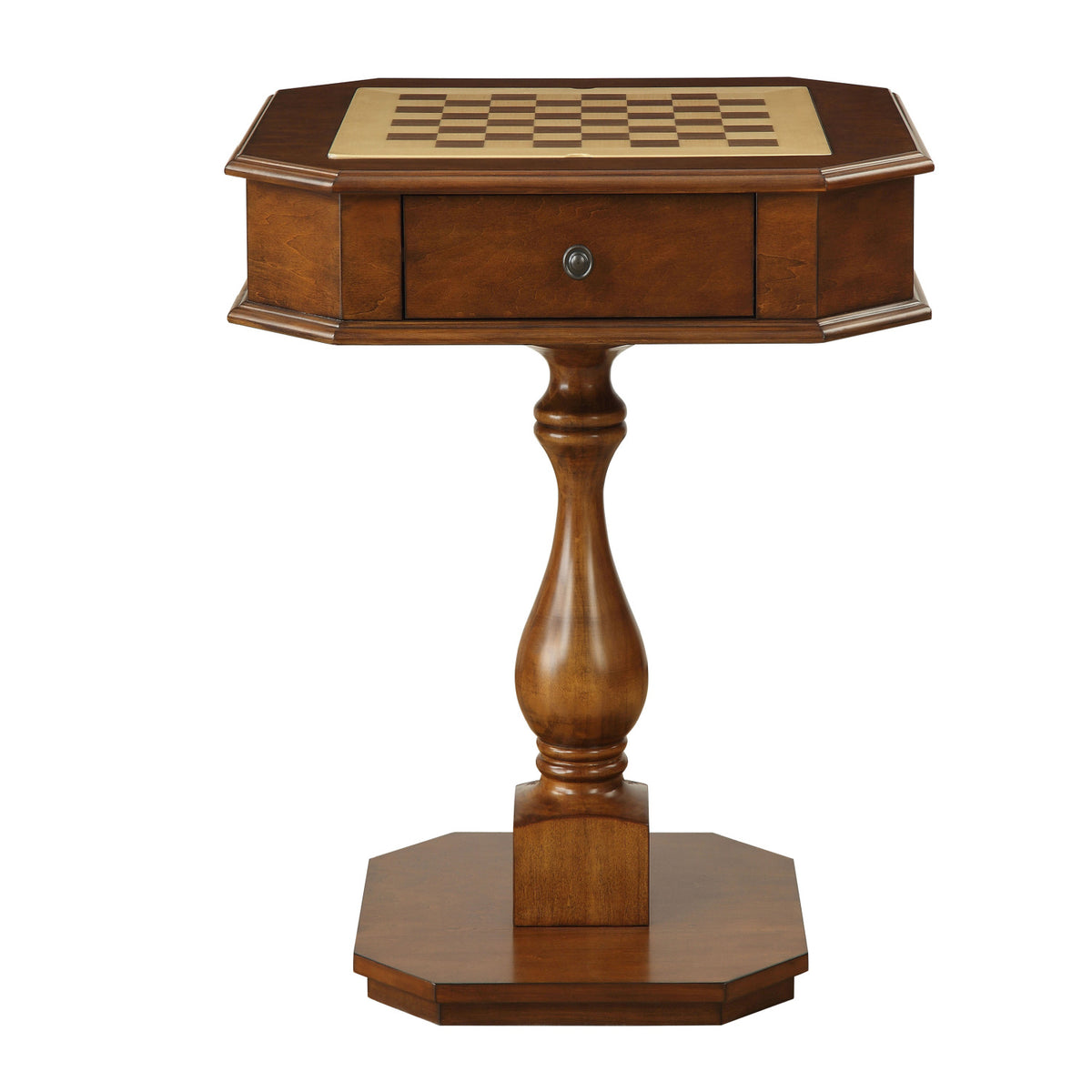 Cherry Game Table with 2 Drawer | OROA