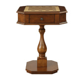 Cherry Game Table with 2 Drawer | OROA