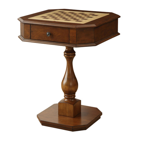 Cherry Game Table with 2 Drawer | OROA