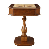 Cherry Game Table with 2 Drawer | OROA