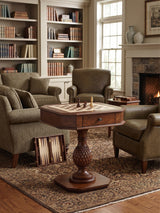 Cherry Pedestal Game Table | OROA