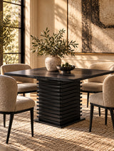 Contemporary Pedestal Dining Table | OROA