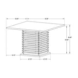 Contemporary Pedestal Dining Table | OROA