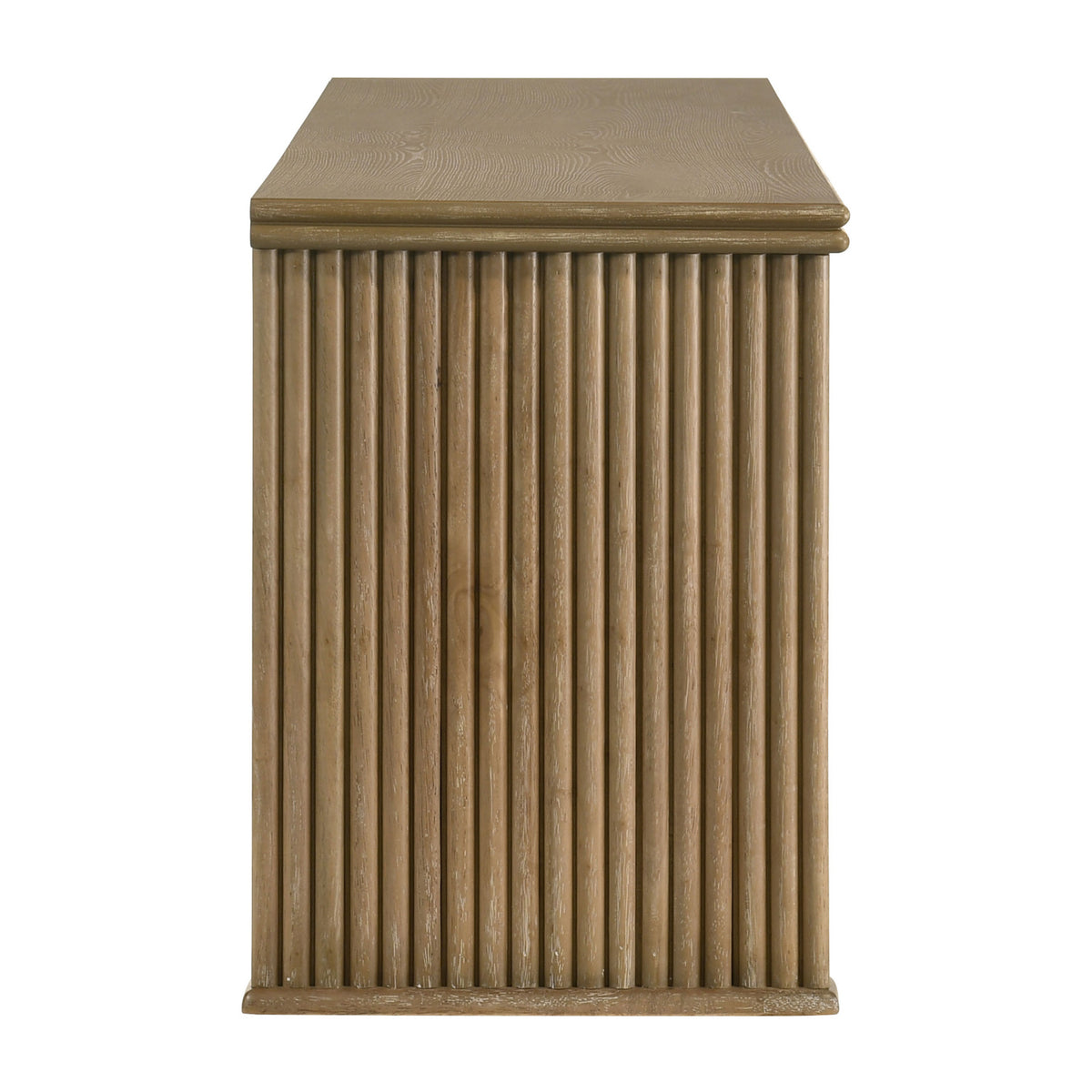 Modern European furniture - Light Brown 4-Door TV Stand - www.oroa.com