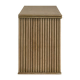 Modern European furniture - Light Brown 4-Door TV Stand - www.oroa.com