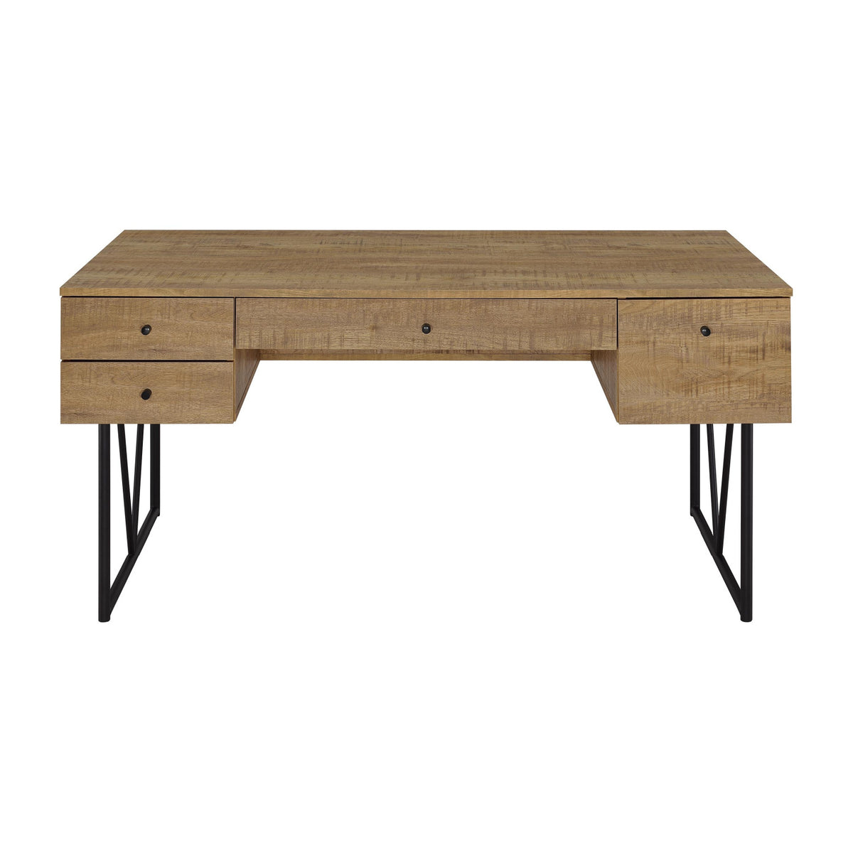 Vellun Mango 4-Drawer Desk | OROA