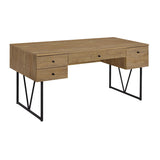 Vellun Mango 4-Drawer Desk | OROA