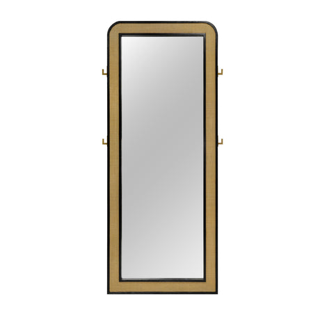 Create a 1500 x 1500 px image and place this Mirror in a modern and elegant setting. Create an Editorial look, ultra-realistic