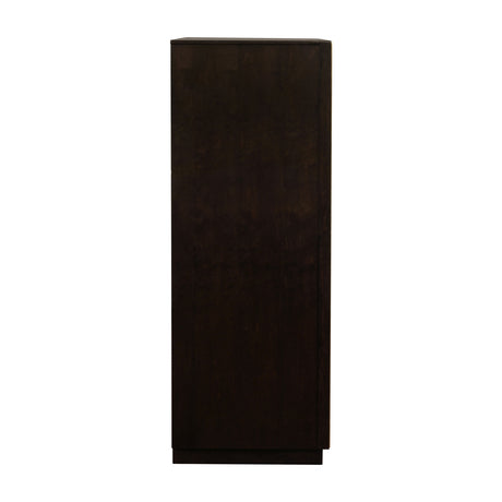 Modern European furniture - Smoked Peppercorn 5-Drawer Brown Storage Chest - www.oroa.com