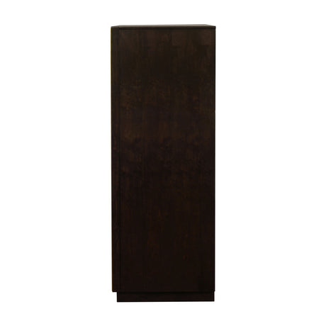Modern European furniture - Smoked Peppercorn 5-Drawer Brown Storage Chest - www.oroa.com