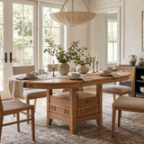 Modern European furniture - Davidoff Light Oak Oval Extension Dining Table - www.oroa.com