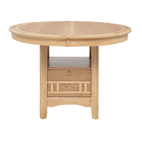 Modern European furniture - Davidoff Light Oak Oval Extension Dining Table - www.oroa.com