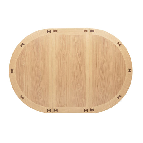 Modern European furniture - Davidoff Light Oak Oval Extension Dining Table - www.oroa.com